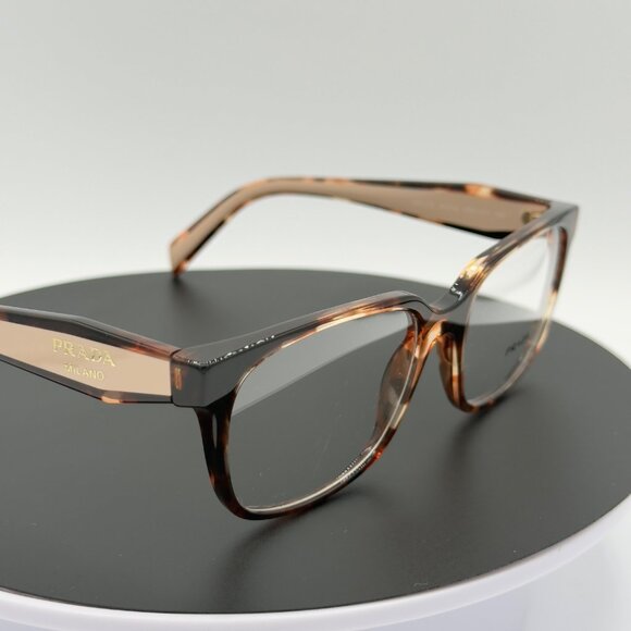 PRADA Eyeglasses Frames PR 17ZV 07R1O1 Caramel Havana Demo Lens 54 mm Women - Picture 11 of 12